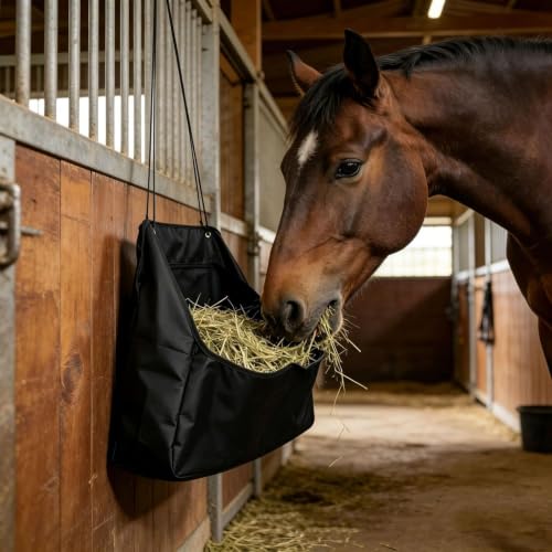 Heno para caballos protegido de la lluvia con este contenedor estanco 4