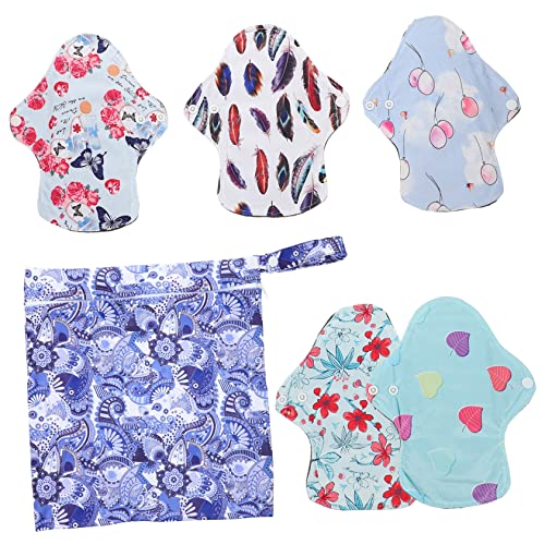 MAGICLULU 3juegos Compresas Menstruales Reutilizables De Lavables Paquete Para Absorbentes y Cómodas Para y Actividades
