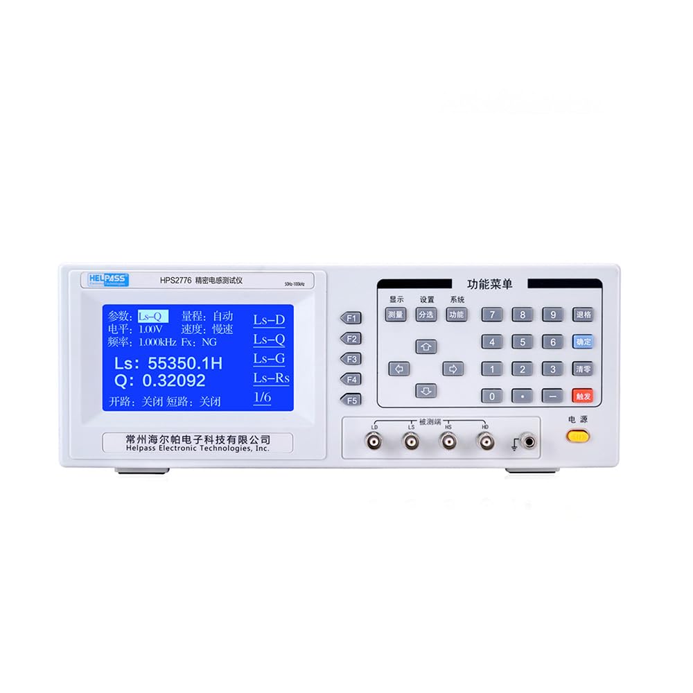 HPS2776 Benchtop Inductance Meter HPS2778 Accuracy 0.05% LCD Display 6 Digit Reading Resolution (HPS2778 (0.05% Accuracy, 50Hz - 200kHz))