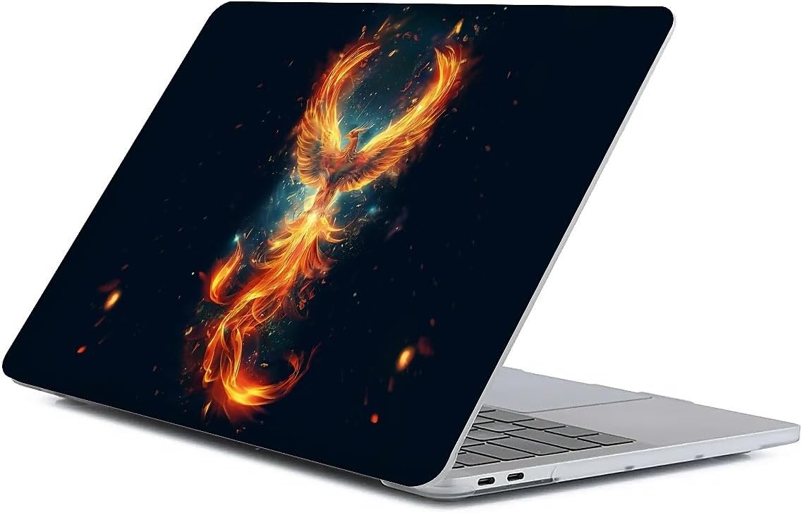 for MacBook Air 13 Inch Release 2018/2020 Model A1932/A2179/A2337 Clear Computer Case,Novelty Premium Pattern Hardshell Laptop Case Colorful White Cat Reflection