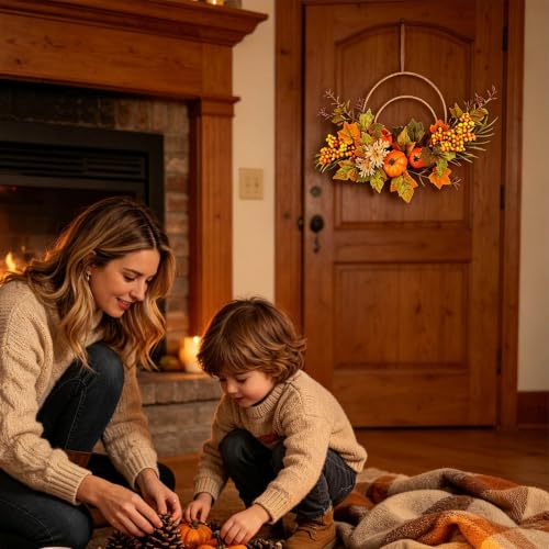 15.8" Halloween Themed Decoration Pumpkin Garland faor Indoor Outdoor Wall - image 8