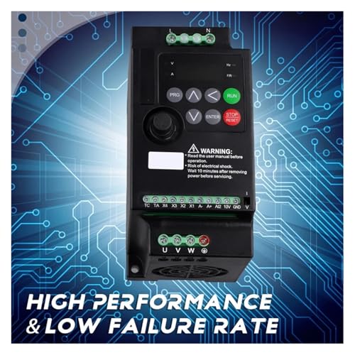 Convertisseur de fréquence 220V à 380V VFD triphasé 2.2kW pour moteur