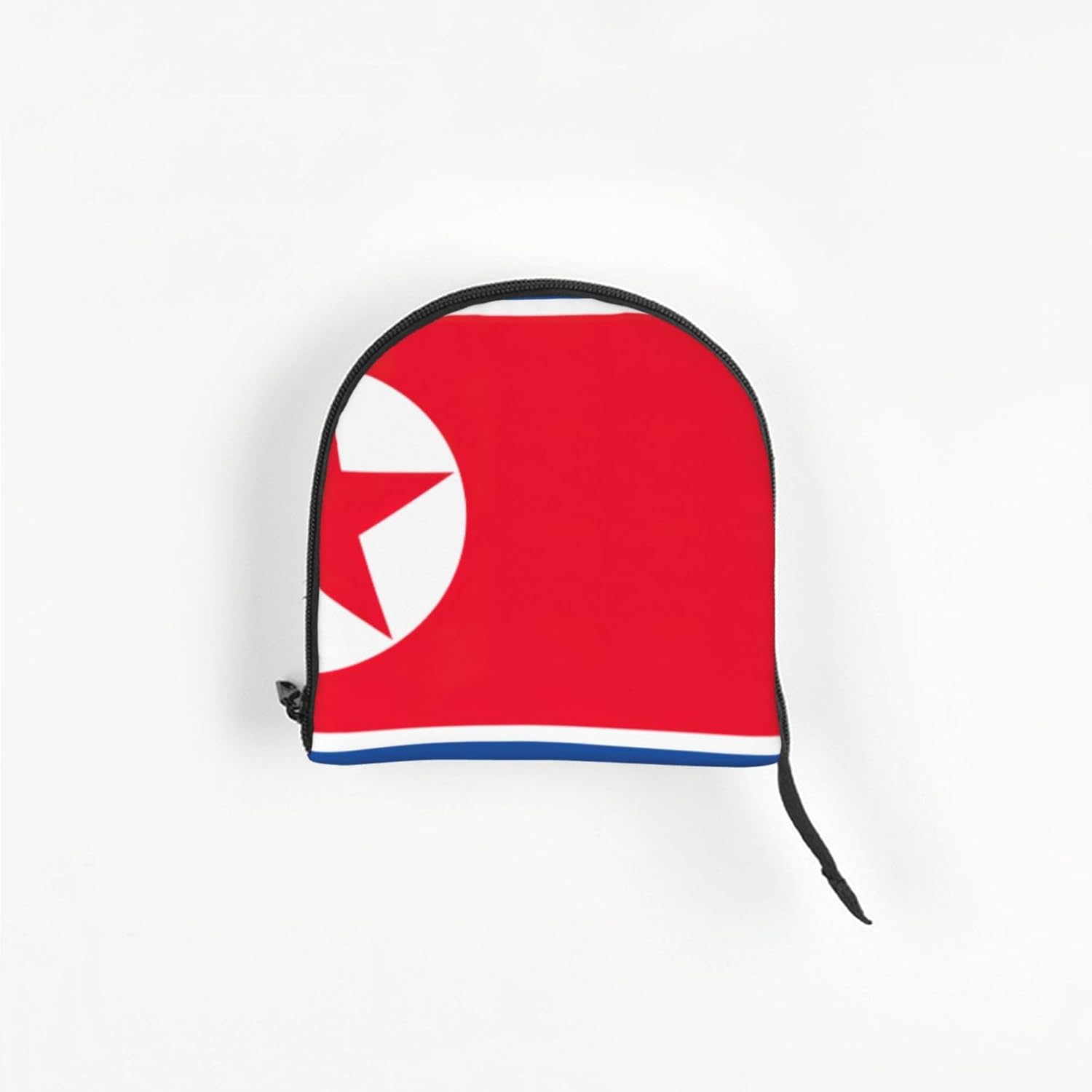 Korean Flag Print Portable Foldable Shoulder Bag for Travel,with Collar Hook and Handle Pad,Cute Stylish Design