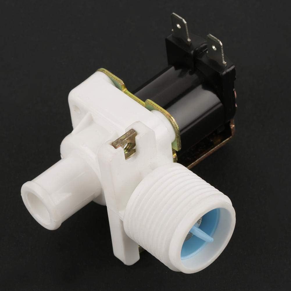 Water Inlet Valve, AC 220V/240V BSPP 3/4”Washer Water Inlet Electric Solenoid Valve Washing Machine Replacement Part FCD270A