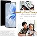 Kesuwe [3 Pack Privacy Screen Protector for Samsung Galaxy S21 FE 5G [Don't Support Fingerprint Unlock] Anti-Spy, Anti Scratch, Bubble Free, Case Friendly