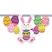 Easter Bunny And Eggs Hanging Banner