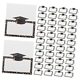 Recuerdo de fiesta ideal: estas tarjetas de graduación DIY son buenos recuerdos de fiesta de graduación, que también funcionan como recuerdos únicos y decoraciones funcionales para fiestas de graduación para eventos universitarios o de escuela secundaria, tarjetas de graduación, tarjetas de lugar de recepción de graduación