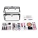 Maúve Professional makeup kits for women- Eyeshadow,Pedicure,manicure With Black Trim Clear Case MU10
