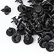sourcing map 100 Stück 8mm Push Typ Retainer Clips Stoßstangen Spritzschutz Radkasten Kunststoff Nieten