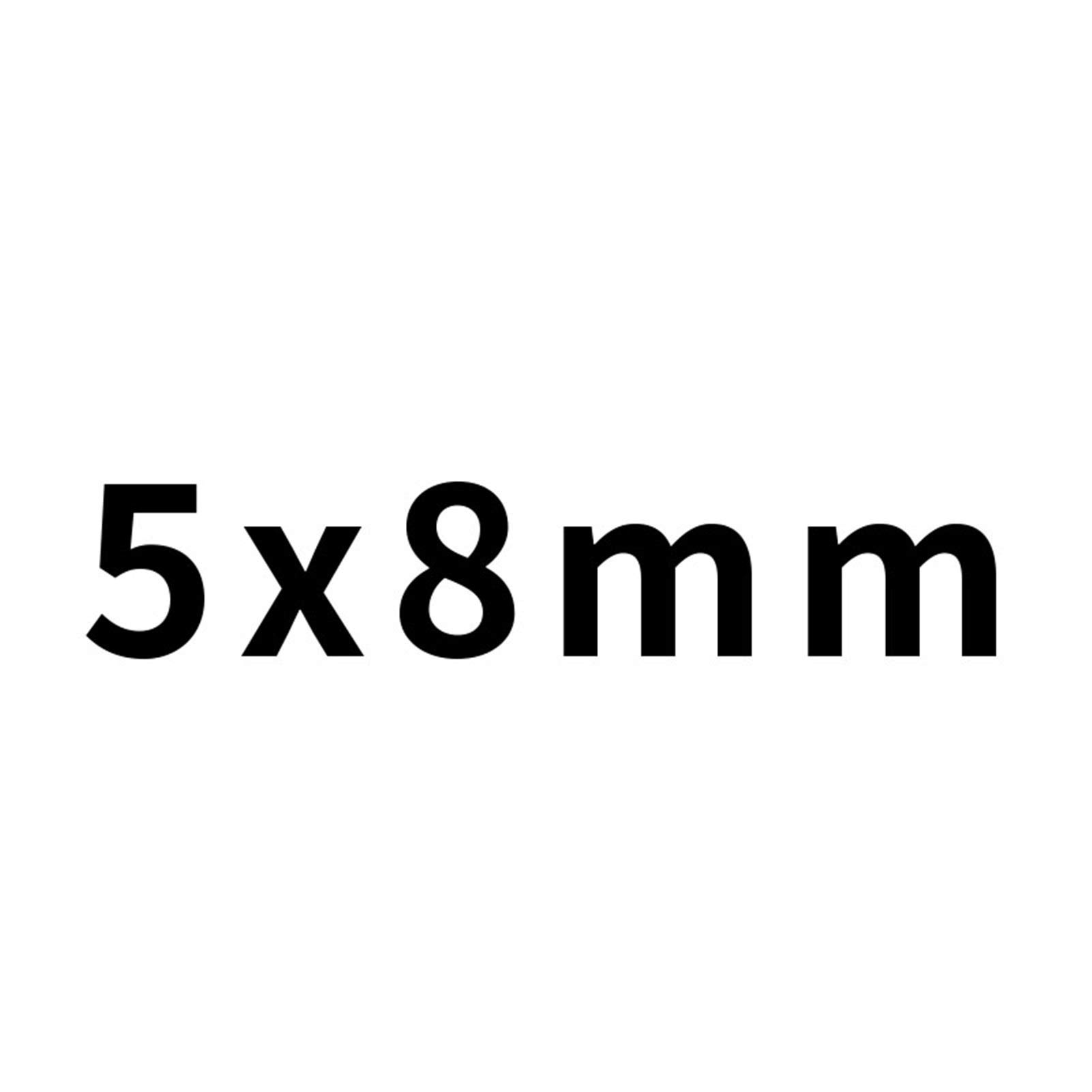 Transparenter flexibler Silikon-Gummischlauch, Silikonschlauch, durchscheinend, mehrere Größen, 1 Meter (5 x 8 mm)