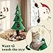 Allewie 63 Inches Cat Tree for Indoor Kitty/Tower with 3 Condos/ 5ft Christmas Tree Party Decoration/Activity Center Play House and Beds/Green
