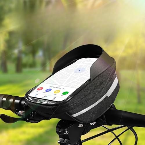 O'Rengela A001 Bike Phone Holder Bag Waterproof Bike Phone Mount Bag Bike Accessories Eva Hard Shell Bike Phone Pouch thumb #7