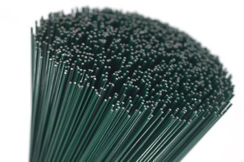 floral supplies 250g Green Lacquered Florists Thin Stub Wire 20 Gauge CHOICE OF LENGTH! (12" (310x0.90mm))