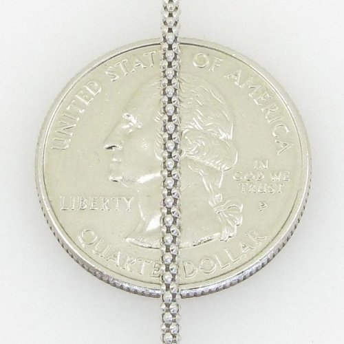 Icedtime Unisex Italian Sterling Silver Franco Box Ball Wheat Popcorn Rope Fancy Chain #TOP4