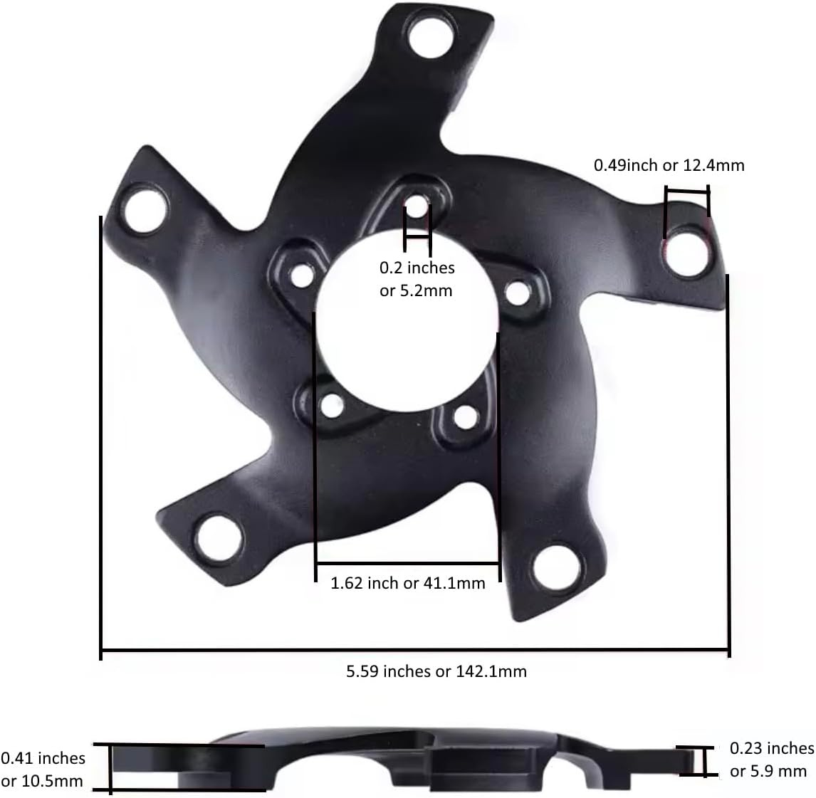 Chainring Spider Adapter for BBSHD 130 BCD Mid Drive Bike