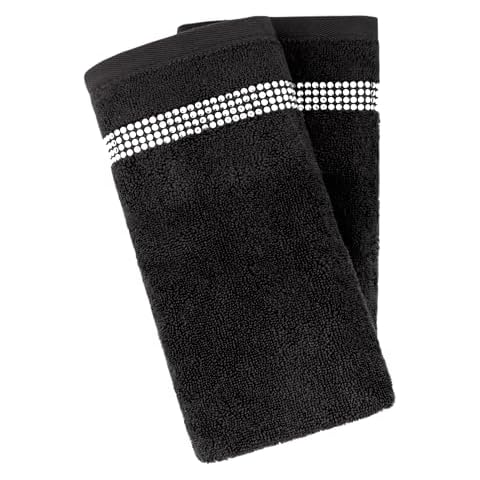 Sparkles Home Stripe Fingertip Towels Set Cover