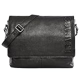 PRATIQUE ✔️ : Le Messenger (env. 38x31x10 cm) a un grand compartiment principal et de nombreux compartiments intérieurs. Ils offrent de la place pour un ordinateur portable/une tablette jusqu'à 15 pouces, des classeurs DIN A4, etc. . La bandoulière r...