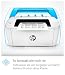 HP LaserJet Pro M15w Laserdrucker (Schwarzweiß Drucker, WLAN, Airprint) weiß, 18 S/Min White