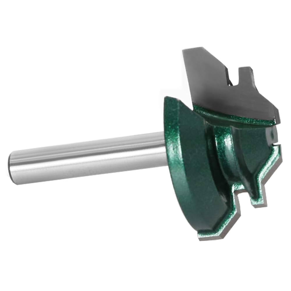 V溝カッター 45° Amazon | Bestgle45°面取りカッター6.35mm 超硬トリマ ルーター