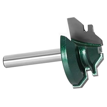 V溝カッター 45° Amazon | Bestgle45°面取りカッター6.35mm 超硬トリマ ルーター