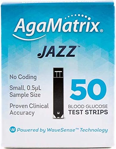 WaveSense JAZZ Test Strips - 50 Pack