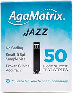 WaveSense JAZZ Test Strips - 50 Pack