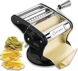 Ultimate Pasta Machine - Professional Pasta Maker - Unique Patented Suction Base for No-Slip Use of...