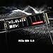 WD_Black SN8100 2TB NVMe SSD with Heatsink - PCIe 5.0x4, M.2 2280, Up to 14,900MB/s Read Speed, up to 11,000MB/s Write Speed, Best for AI Applications, Gaming, and Video Editing - WDS200T1XHM