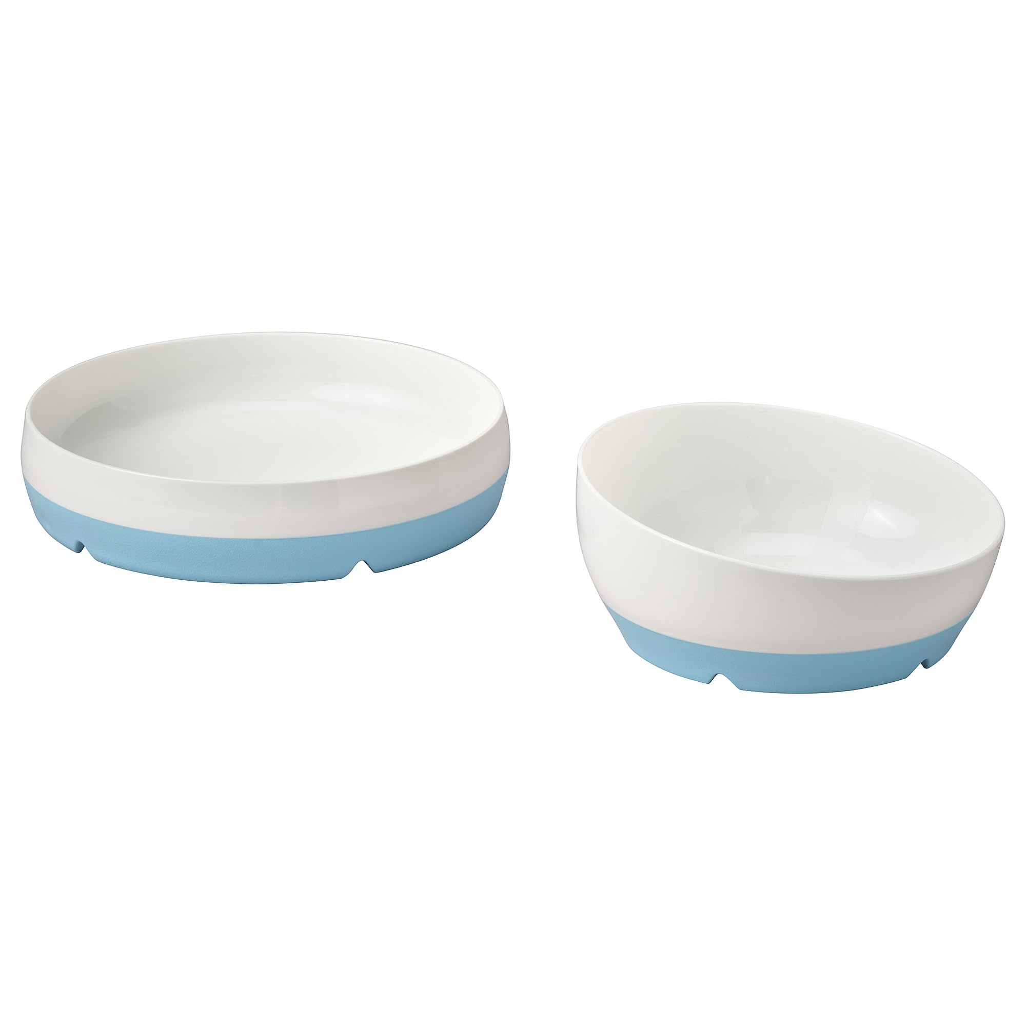 BÖRJA Assiette bol blanc bleu ProTuning vaisselle design scandinave