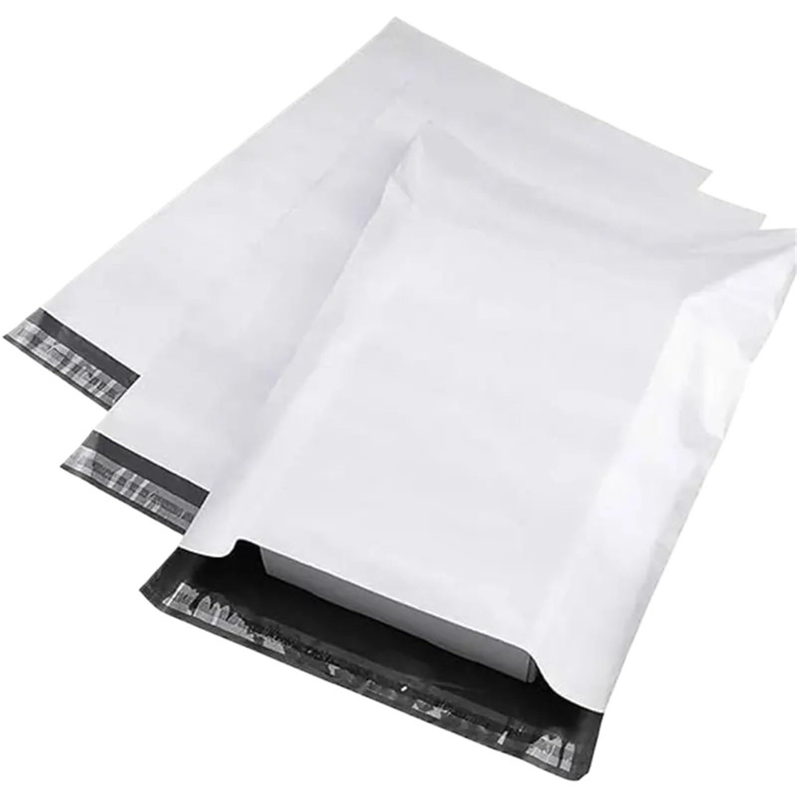 versandtaschen Grau Weiß Mail Express Taschen Ploy Opaque Umschlag Lagerung Kurier Mailing Siegel(50X55X5cm 20pcs)