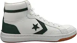 Tênis Converse All Star Pro Blaze Classic Lux Sport, Cabedal Sintético, Cores Neutras, Colarinho e Lingueta Acolchoados, Branco