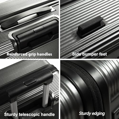 3-Piece Lightweight Luggage Set with TSA Lock, 20/24/28 Inch Expandable Hardshell Spinner Suitcase - 360° Silent Wheels for International Travel3