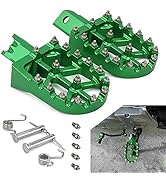 JFG RACING Motorcycle Foot Pegs Dirt Bike Footpegs Footrests Foot Pedals Rest Aluminum For RM125 86-06,RM250 89-06,RM250Z 01-06,RMX250 89-96,DR-Z 400