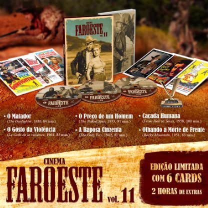 Cinema Faroeste Vol. 11 - Edição Limitada com 6 Cards (Caixa com 3 DVDs)