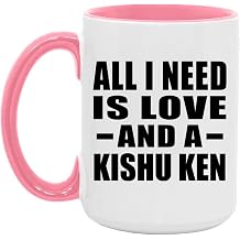 Designsify 15oz Accent Coffee Mug Pink Ceramic Tea-Cup with Handle