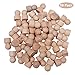 Produktbild BELLE VOUS Naturbelassene Holzfiguren (50 STK) - (2,7x1,5cm) Unbehandelte, Rohlinge Spielfiguren Puppe Holzkegel Deko - Peg Dolls Holzfiguren zum Bemalen, Ornamentdekorationen und DIY Kunstprojekte