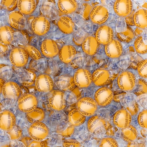 Sugar Free Butterscotch Hard Candy,Bulk Individually Wrapped - Gluten Free
