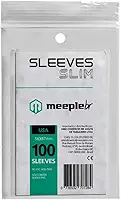 MeepleBR Sleeves SLIM - USA (56x87mm), TCG, Plástico para Proteção de Cartas