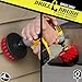 Outdoor Cleaning Supplies - Stiff Bristle Scrubber Kit for Home Use - Concrete, and Brick Scrubbing Tools - Headstone Restoration Brush Kit - Outdoor Grout and Siding Cleaning Brushes - Stiff Brushes