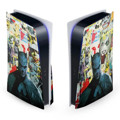 Skin PS5 Batman DC Comics vinyle autocollant gaming pour personnaliser votre salon de joueur