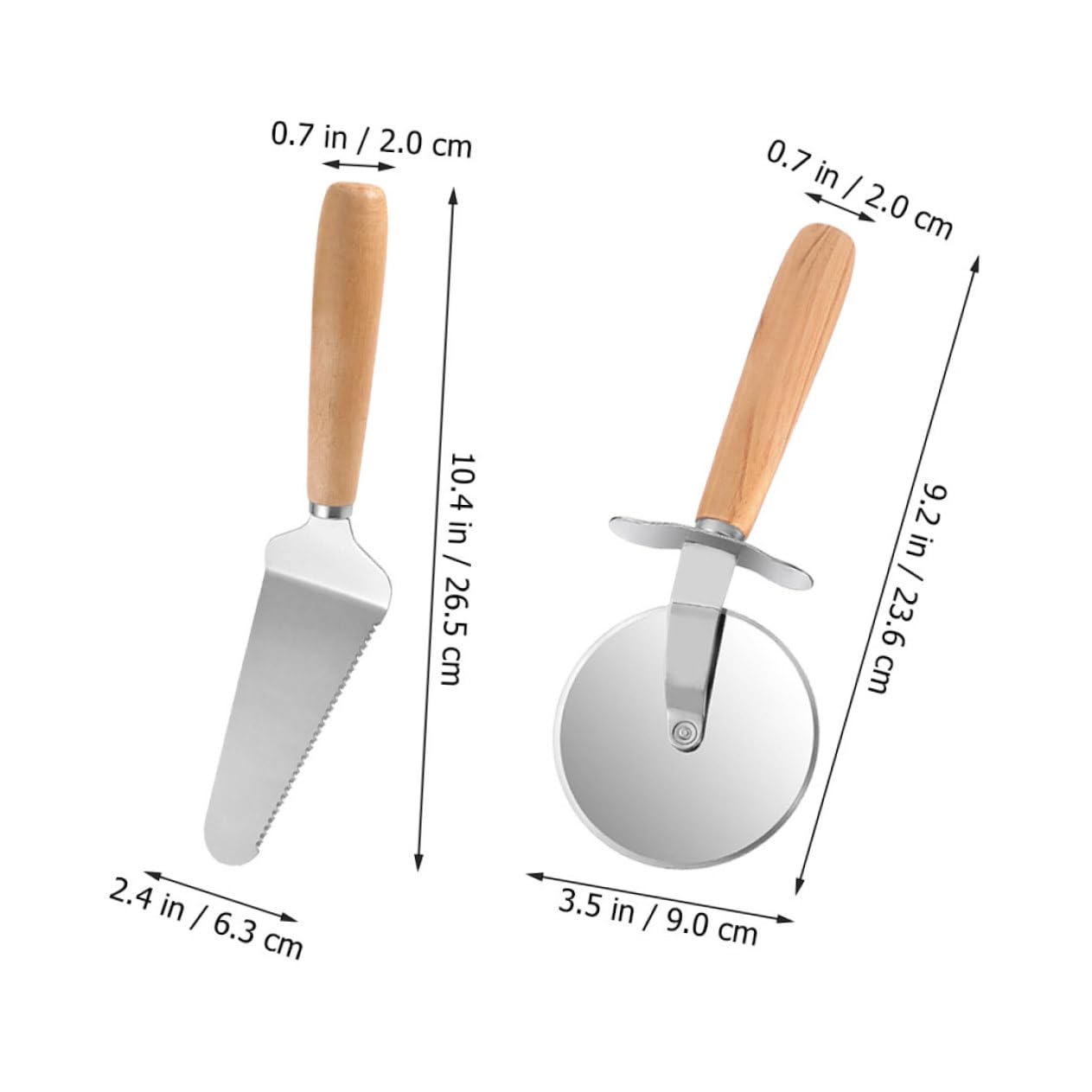 FUNOMOCYA 1Set Stainless Steel Pizza Cutter Ergonomic Kitchen Pizza Wheel Slicer Server Easy to Clean Resistant Versatile for Pizza Pies and Bread Baking Roller