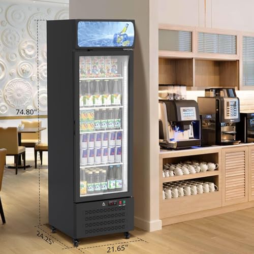 Image of IDEALHOUSE Commercial Display Refrigerator 11.3 Cu.ft