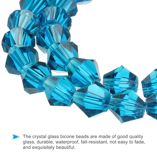 PATIKIL 6mm Bicone Glass Beads - Image 3