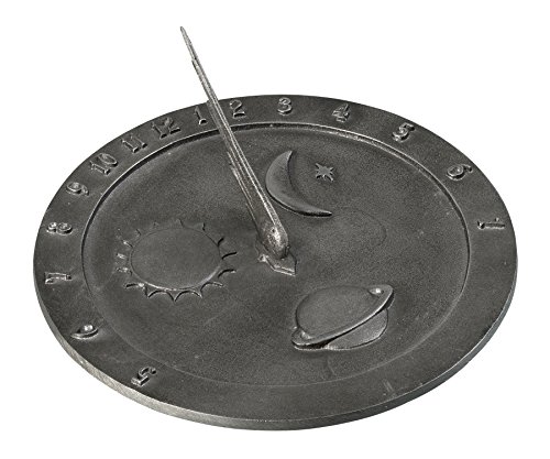 Montague Metal Products SD-5-SI Celestial Sundial In Swedish Iron Finish cover