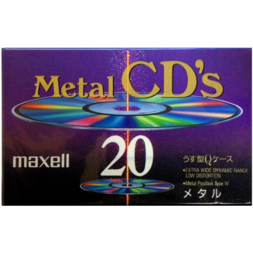 Amazon.co.jp: maxell Metal CD's 20 メタル カセットテープ MCDS-20