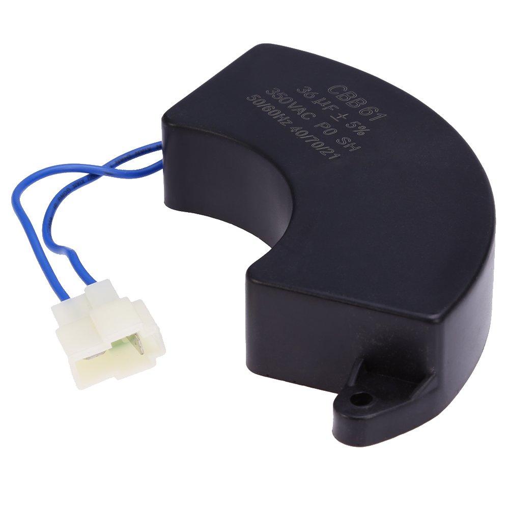 Anxingo Condensatore generatore 36uF Generatore 36uF CBB61 36 uF 50 60Hz 450V AC Half Moon UL