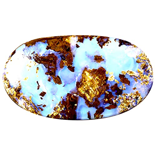 Opale boulder naturelle d'Australie de 11.35 ct taillée pour joaillerie haut de gamme