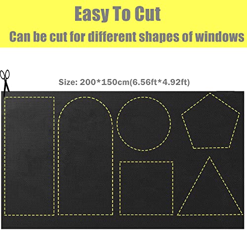 Portable Blackout Blind 200x150cm, Temporary 100% Blackout Material, Easy to Stick On No Drill Blinds Blackout Curtains, Window,Easy Fit Home Office Loft Nursery or Travel (200 * 150) - Cosy Home Interiors Portable Blackout Blind 200x150cm, Temporary 100% Blackout Material, Easy to Stick On No Drill Blinds Blackout Curtains, Window,Easy Fit Home Office Loft Nursery or Travel (200 * 150) - Image 5