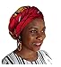 Dupsie's Red Diamond African Print Ankara Modu Hat Pre-tied Head Wrap