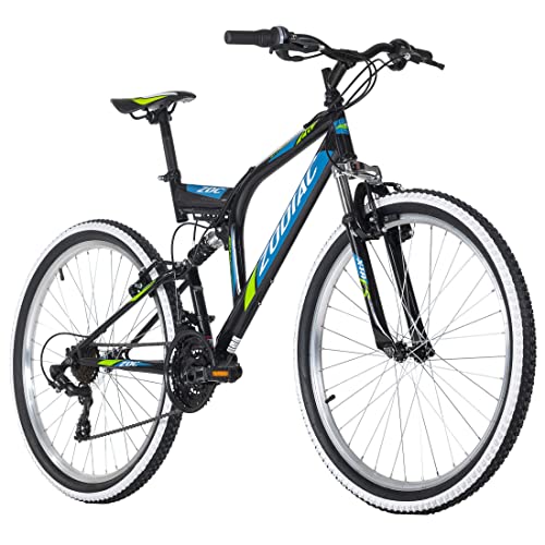 KS Cycling Mountainbike Fully 26'' Zodiac Schwarz-Grün RH 48 cm